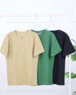 تیشرت یقه کوبایی جودون مردانه 1591 - Image 2