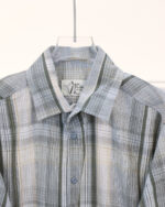 پیراهن آستین بلند چهارخانه مردانه 1607 - Image 3