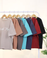 تی شرت یقه گرد آستین کوتاه باکسی بچگانه  1637 - Image 3