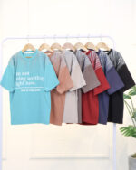 تی شرت یقه گرد آستین کوتاه دو رو چاپ بچگانه 1638 - Image 3