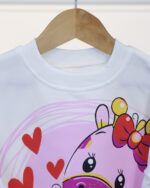 بلوز آستین بلند چاپی بچگانه 1639 - Image 4