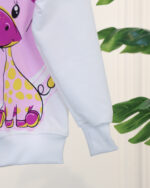 بلوز آستین بلند چاپی بچگانه 1639 - Image 3