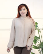 شومیز زنانه آروشا دکمه مخفی 1625