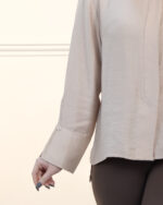 شومیز زنانه آروشا دکمه مخفی 1625 - Image 3