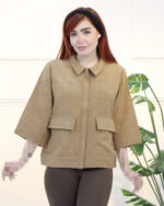 شومیز زنانه آزادی جلو زیپدار 1608