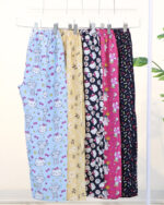 ست تی شرت و شلوار نخی زنانه 1640 - Image 3