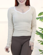 کراپ یقه دلبری زنانه 1622