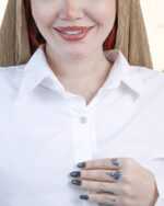 شومیز بیسیک زنانه سفید 1621 - Image 3