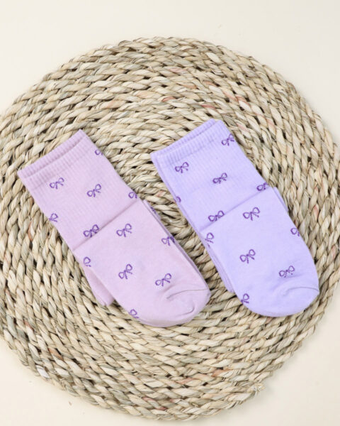 جوراب ساق بلند زنانه پاپیون 1582