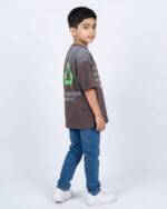 تی شرت یقه گرد آستین کوتاه دو رو چاپ بچگانه 1638 - Image 2