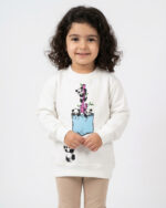 بلوز آستین بلند چاپی بچگانه 1639