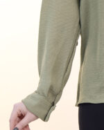 شومیز یقه دار کنفی زنانه 1644 - Image 2