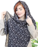 شال زنانه طرح گل 1645