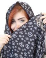 شال زنانه طرح گل 1645 - Image 3