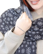 شال زنانه طرح گل 1645 - Image 2