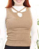 کراپ یقه ضربدری زنانه 1647