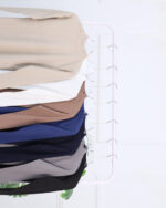 کراپ یقه سه سانتی زنانه کبریتی 1648 - Image 2