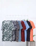 تیشرت نخی طرحدار زنانه 1649 - Image 2