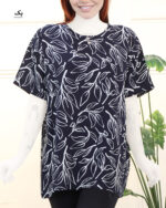 تیشرت نخی طرحدار زنانه 1649 - Image 6