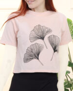 کراپ چاپی پنبه ای زنانه گل 1650