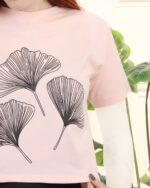 کراپ چاپی پنبه ای زنانه گل 1650 - Image 8