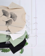 کراپ چاپی پنبه ای زنانه گل 1650 - Image 2