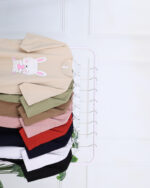 تیشرت لانگ طرح خرگوش زنانه 1652 - Image 2