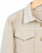 ست کت و سارافون کتان دخترانه 1658 - Image 4