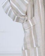 کفتان کمرکش راه راه زنانه 1659 - Image 11