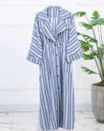 کفتان کمرکش راه راه زنانه 1659