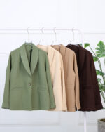 کت یقه آرشال تک دکمه مازراتی زنانه 1671 - Image 9