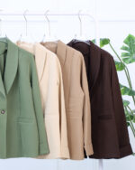 کت یقه آرشال تک دکمه مازراتی زنانه 1671 - Image 2