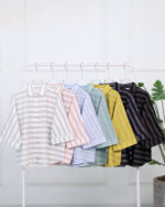 شومیز زنانه راه راه ساغر 1672 - Image 9