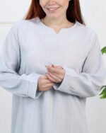 تونیک  یقه کوبایی زنانه السا 1677 - Image 3