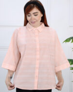 شومیز زنانه راه راه ساغر 1672