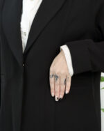 کت یقه آرشال تک دکمه مازراتی زنانه 1671 - Image 4