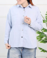 کت هلالی کتان زنانه 1692 - Image 2