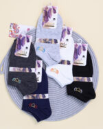 جوراب مچی گلدوزی دار زنانه 1704 - Image 4