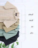 پیراهن لینن طرحدار آستین کوتاه مردانه 1709 - Image 3