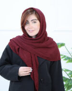 روسری پیلیسه ساده 1710 - Image 3