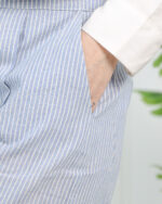 شلوار لینن راه راه 1727 - Image 3