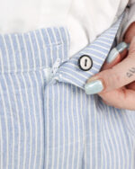 شلوار لینن راه راه 1727 - Image 6