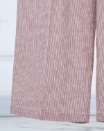 شلوار لینن راه راه 1727 - Image 4