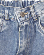 شلوار جین نیم بگ کمر کش بچه گانه 1728 - Image 5