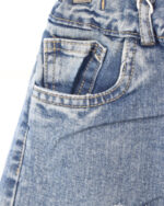 شلوار جین نیم بگ کمر کش بچه گانه 1728 - Image 4