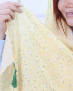 شال پلیسه چاپی گلدار 1723 - Image 5