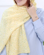 شال پلیسه چاپی گلدار 1723 - Image 3