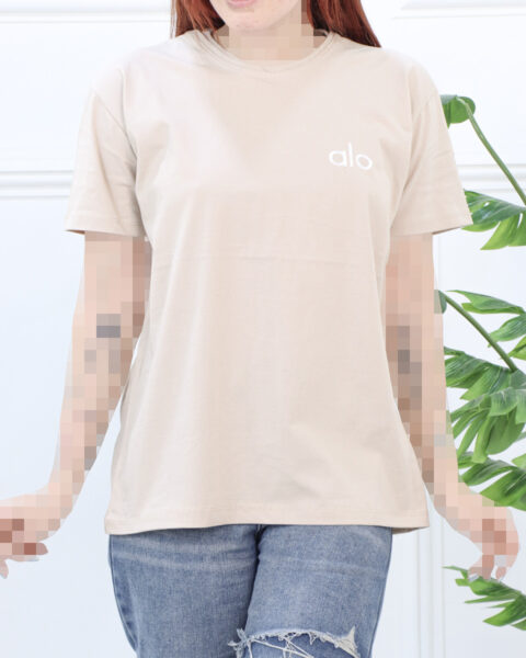 تی شرت آستین کوتاه گلدوزی ALO زنانه  1724