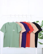 تی شرت آستین کوتاه گلدوزی ALO زنانه  1724 - Image 2