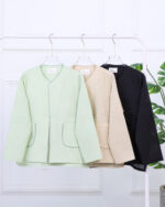 کت یقه گرد زنانه پروانه 1732 - Image 2